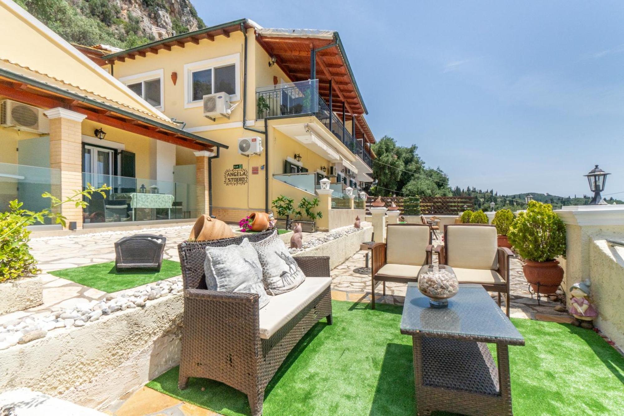 Villa Angela Panorama Paleokastritsa Exterior foto