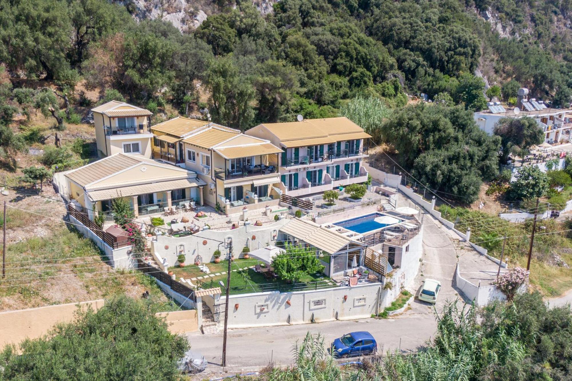 Villa Angela Panorama Paleokastritsa Exterior foto