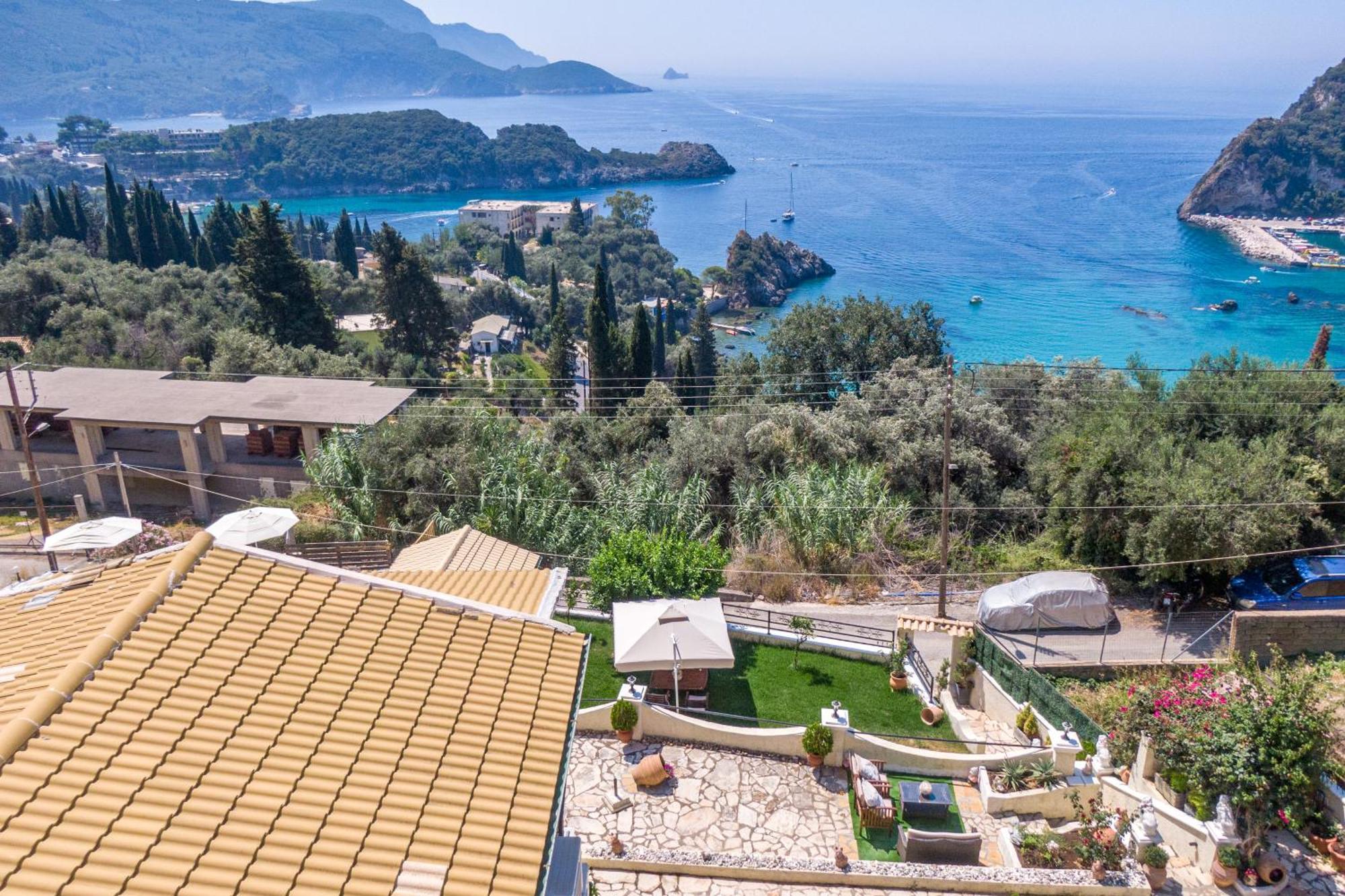 Villa Angela Panorama Paleokastritsa Exterior foto